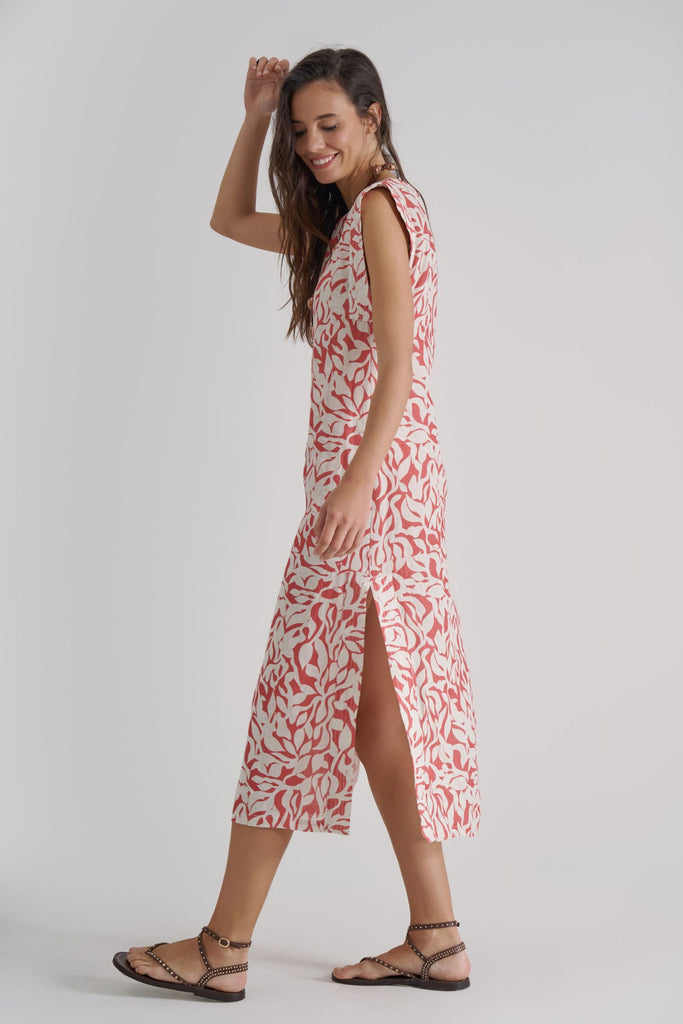 SALMA Sash - Shoulder Dress – Terra Vines - kimosabiworld.com